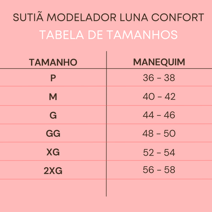 Sutiã Modelador Luna Comfort